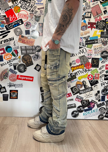 Skinny Flared Jeans Simi (Wash)