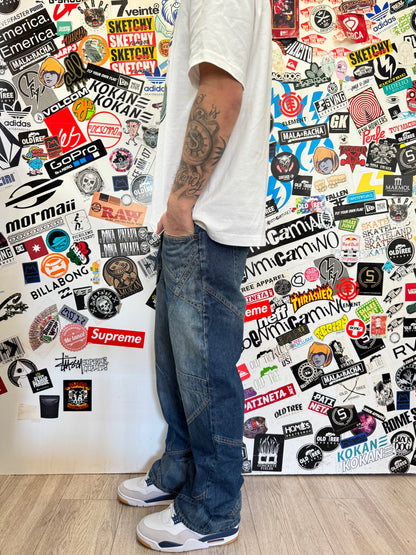 Slim Flared Jeans Tonal