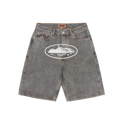 Short Corteiz Island Baggy Denim (Grey)