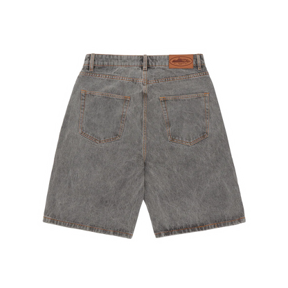 Short Corteiz Island Baggy Denim (Grey)