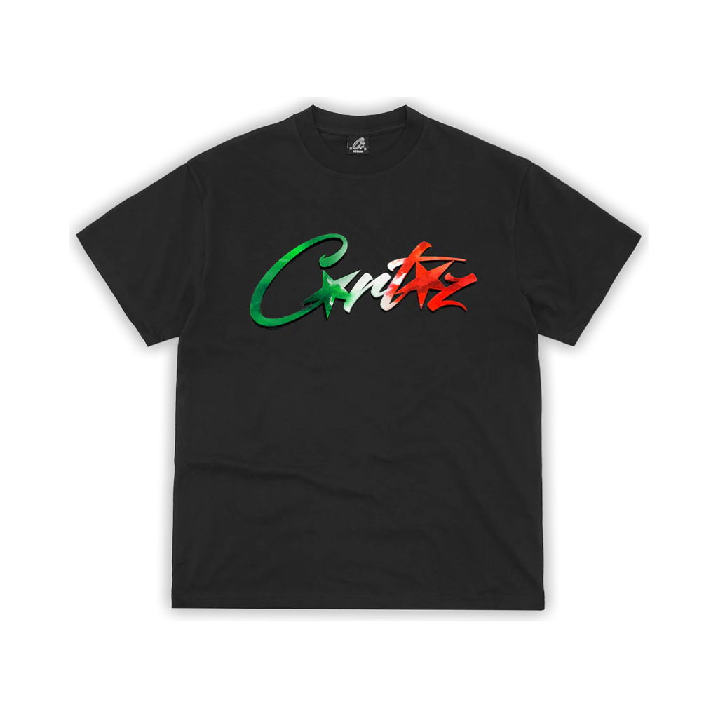 Polera Corteiz Italia Allstarz Black