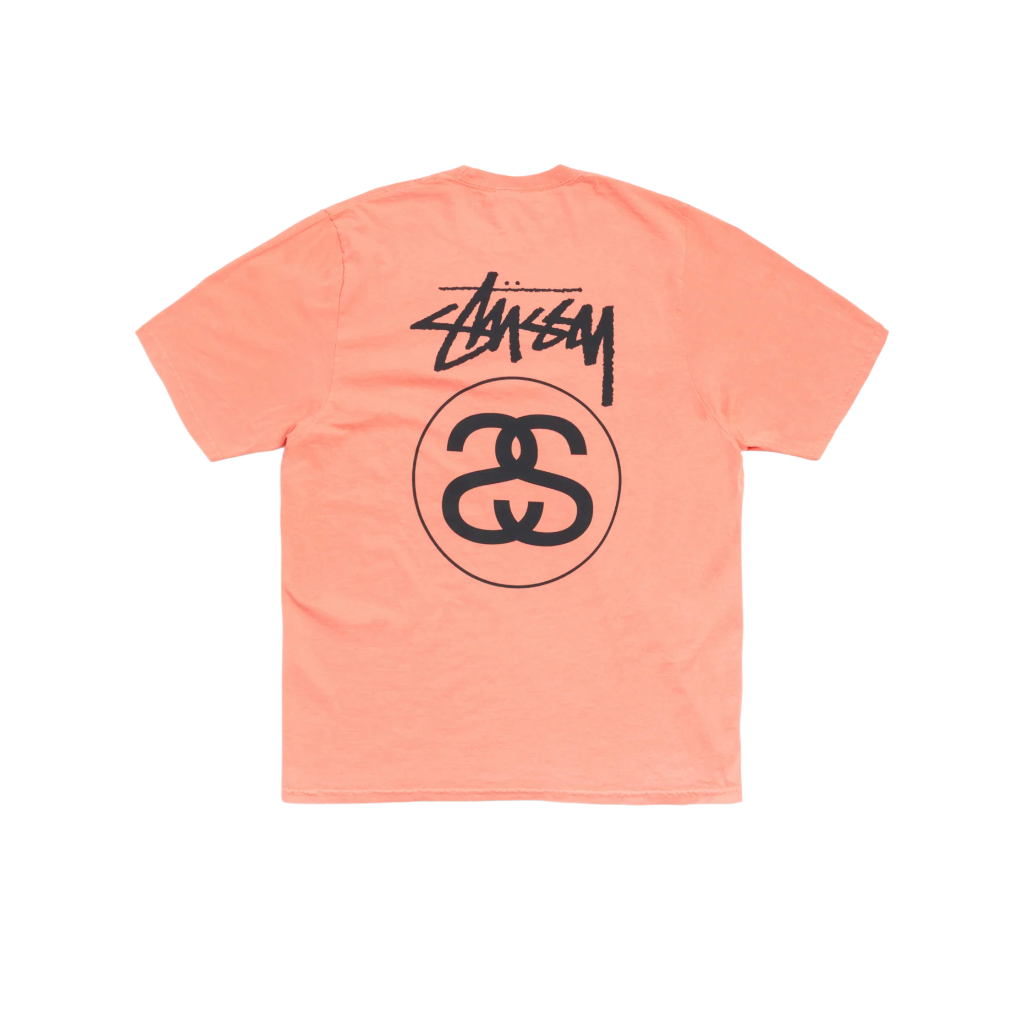 Polera Stussy Stock Link Pigment Dyed