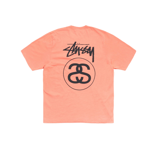 Polera Stussy Stock Link Pigment Dyed