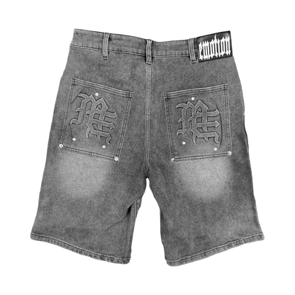 Conjunto Camisa/Short Mixed Emotions gris