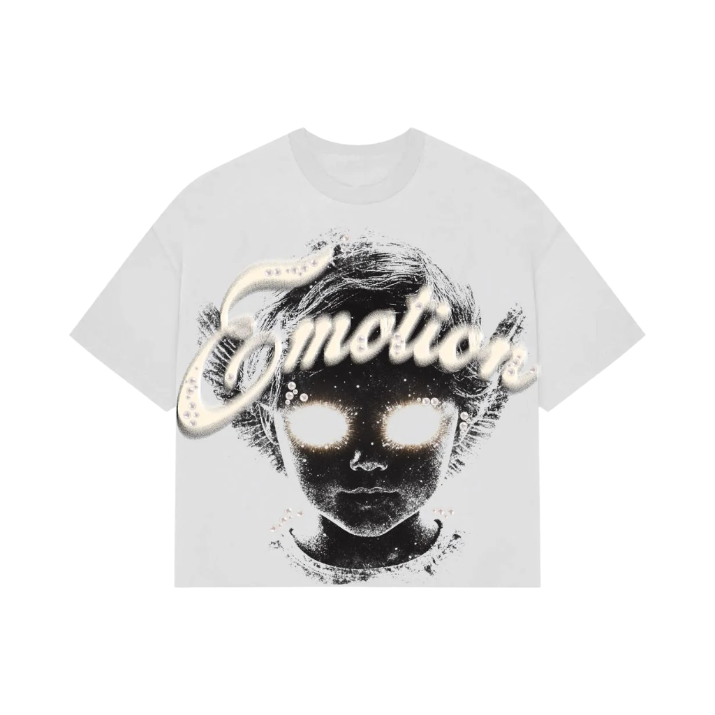 Polera Mixed Emotions White Pearl Cropped