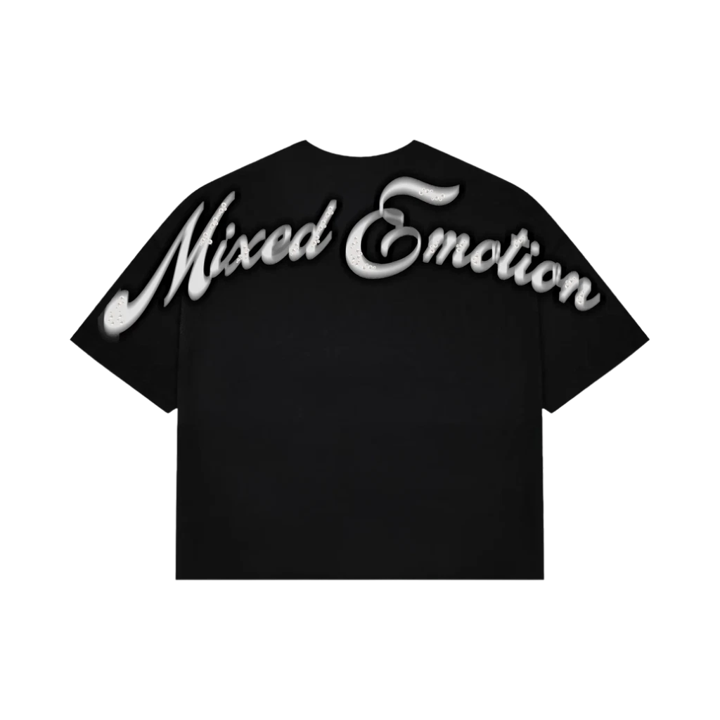 Polera Mixed Emotions Black Pearl Cropped