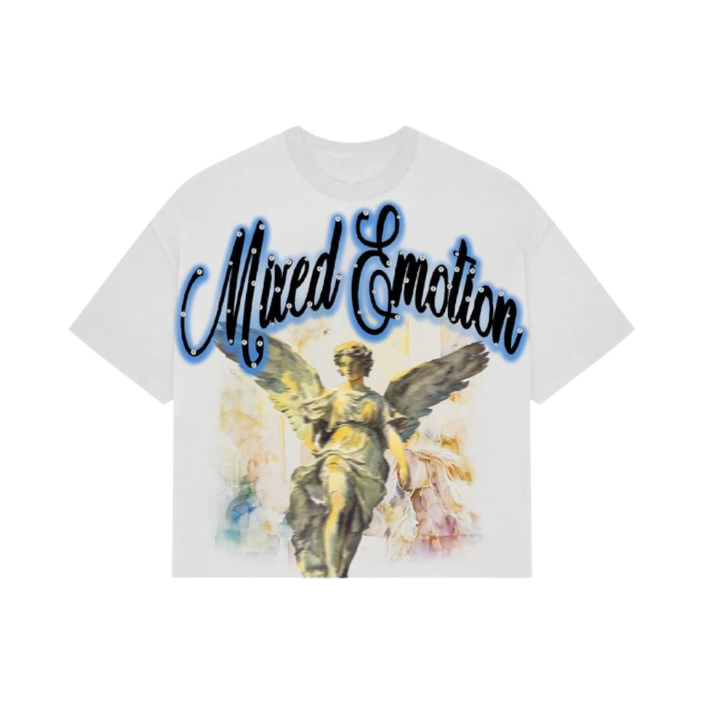 Polera Mixed Emotions Rhinestone Cropped