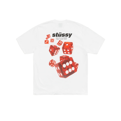Polera Stussy Rollers (White)