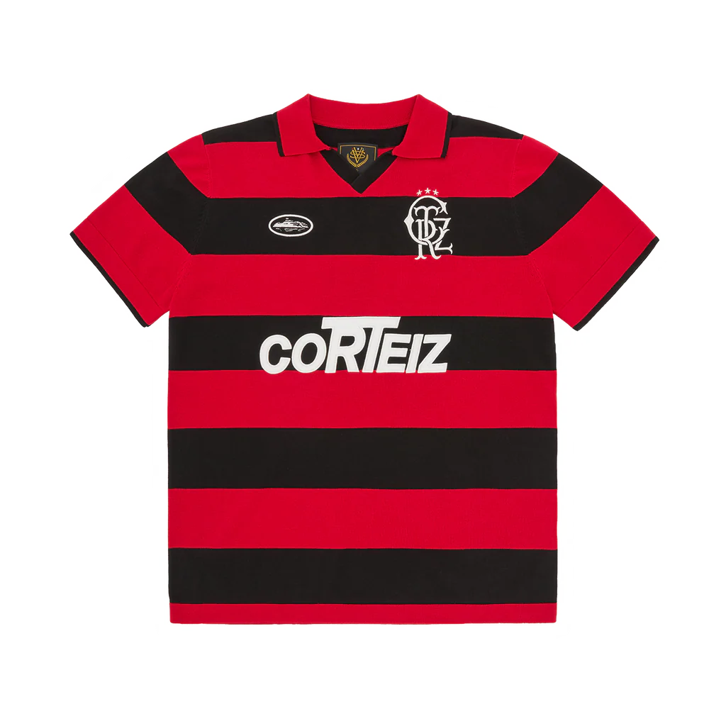 STRIPED KNIT JERSEY [RED]