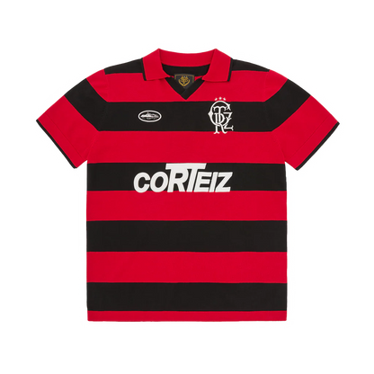 STRIPED KNIT JERSEY [RED]