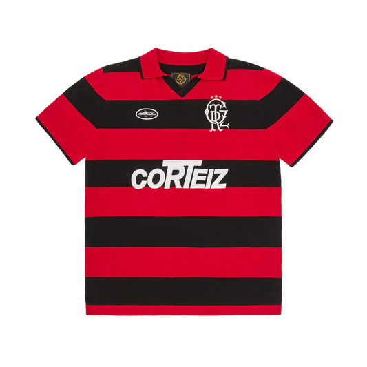 STRIPED KNIT JERSEY [RED]