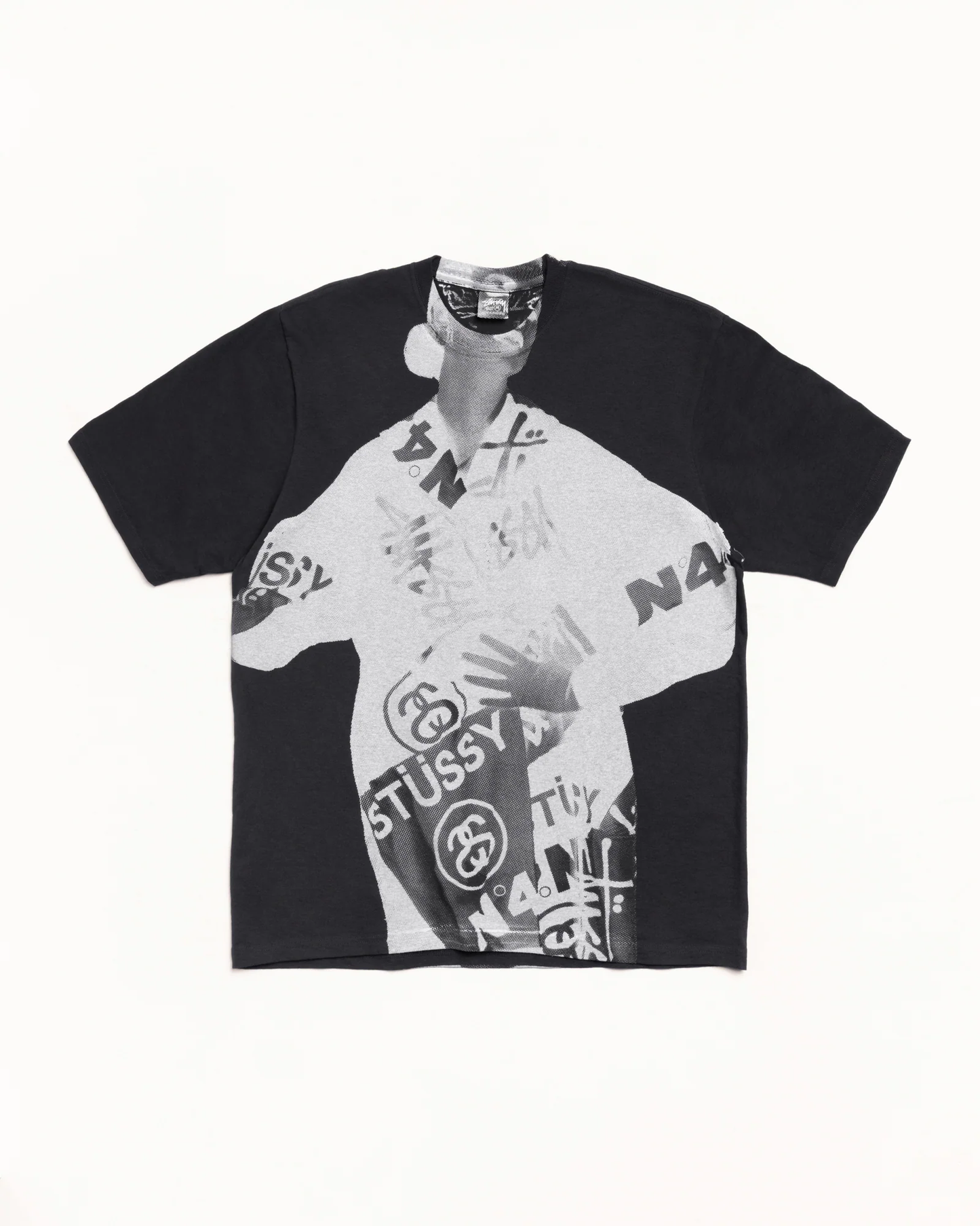 Polera Stussy Paris Tee (Black)