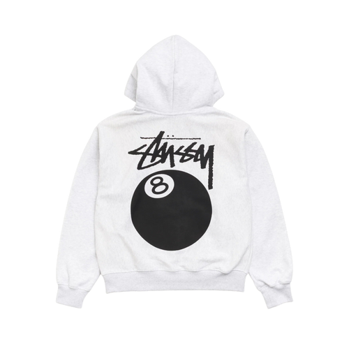 Poleron Stussy 8 Ball Zip (Ash Heater)
