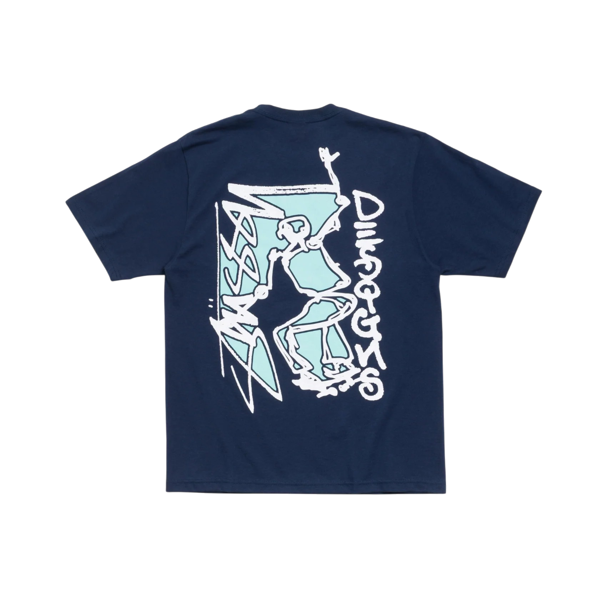 Polera Stussy Smooth Sk8 (Navy)