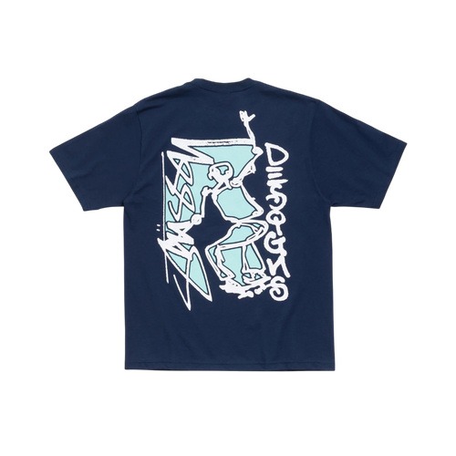 Polera Stussy Smooth Sk8 (Navy)