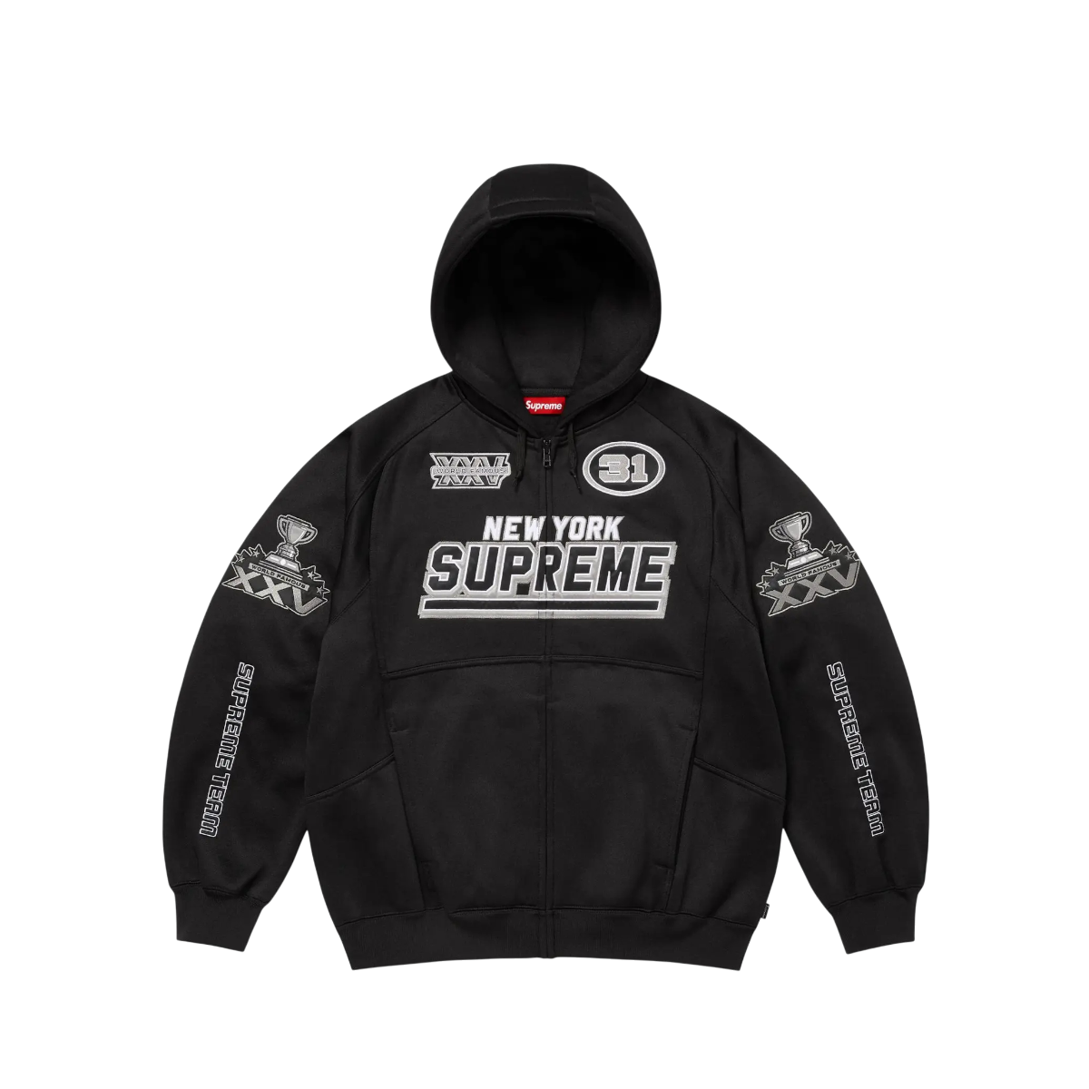 Hoodie Supreme Football Zip Up FW25