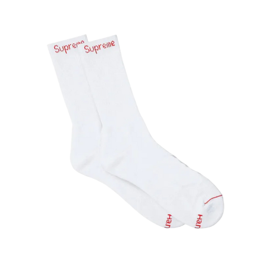 Calcetines Supreme Blancos (Par)