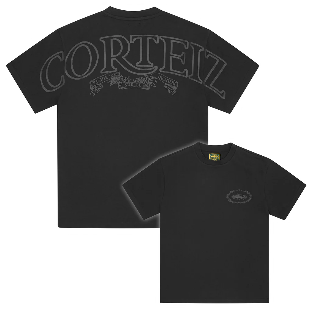 ROYALE HEAVYWEIGHT TEE [BLACK/BLACK]