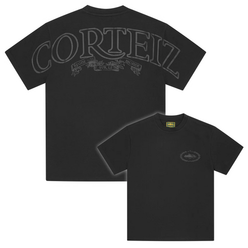 ROYALE HEAVYWEIGHT TEE [BLACK/BLACK]