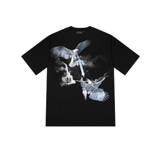 Polera Trapstar Flying Birds Black
