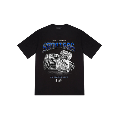 Polera Trapstar Three-Peat Champions Blue