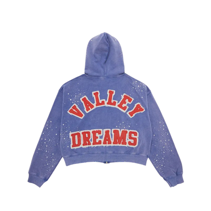 Hoodie Valley Dreams Sea Cluster Zip Up
