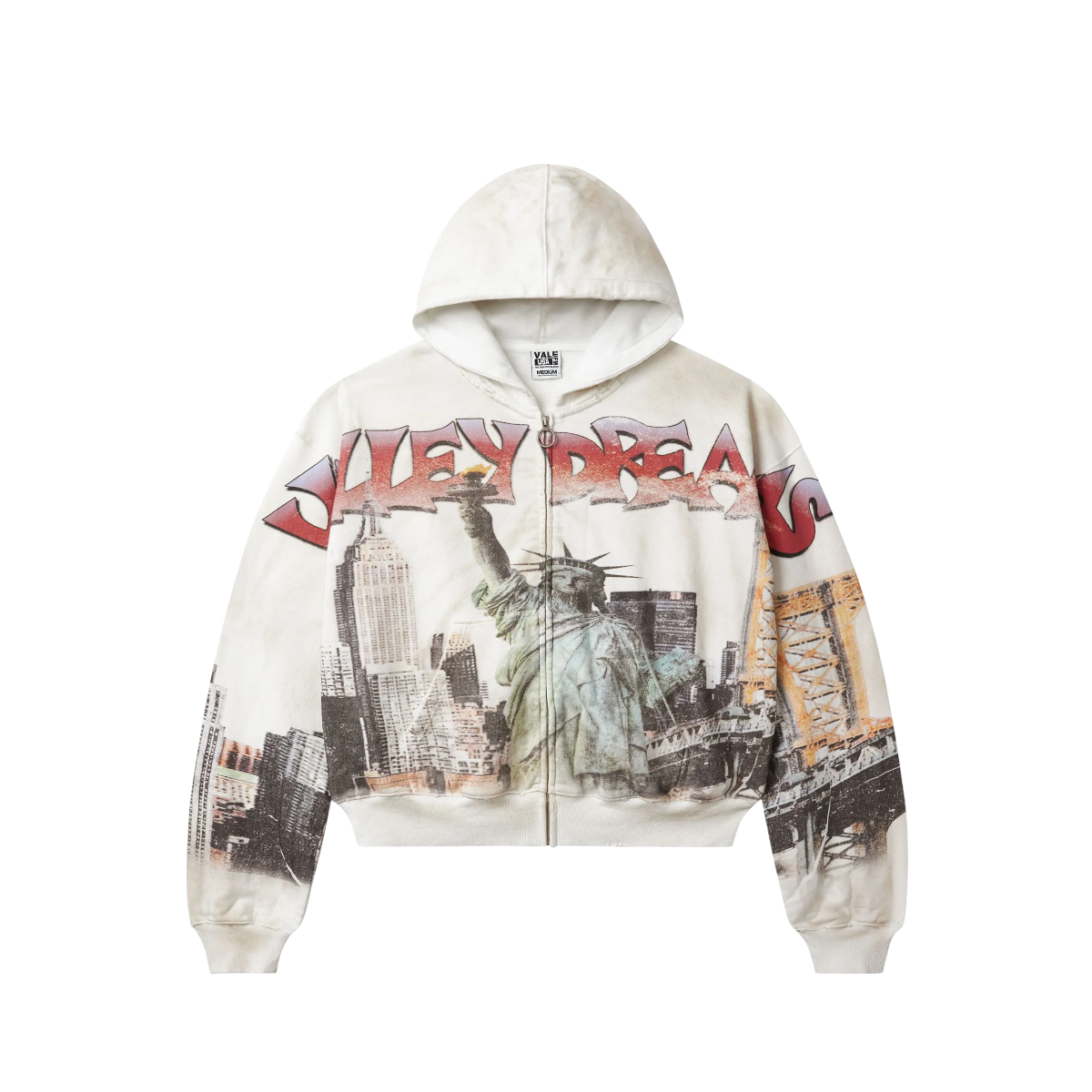 Hoodie Valley Dreams NYC Zip