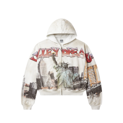 Hoodie Valley Dreams NYC Zip