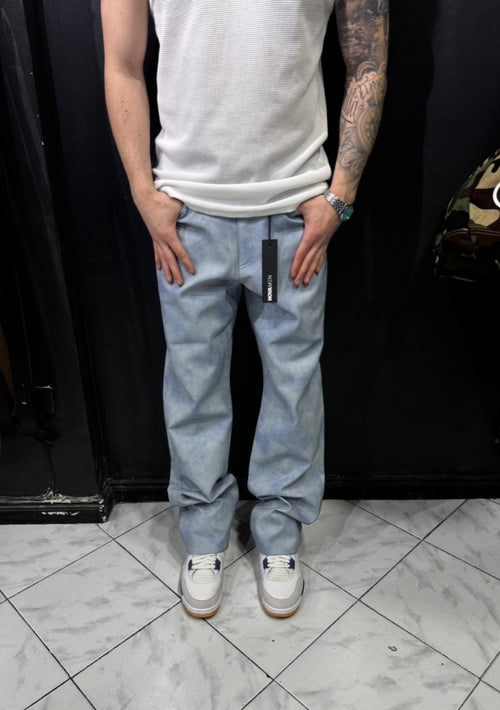 Straight Leather Pant