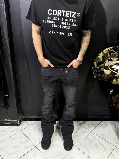 Slim Flared Jeans Out And About (black)