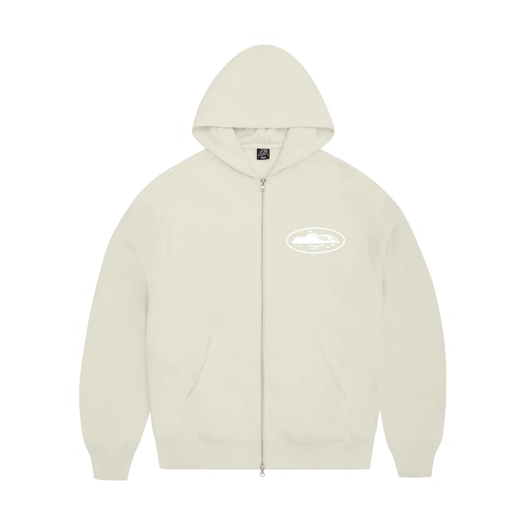 Island Puff Zip Hoodie Crtz (Off White)
